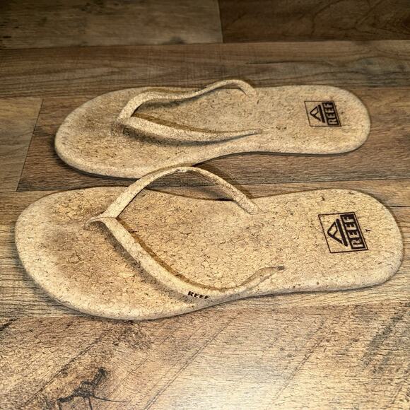 REEF Women’s Sandals Flip Flops Cork Size 7 - Picture 2 of 5